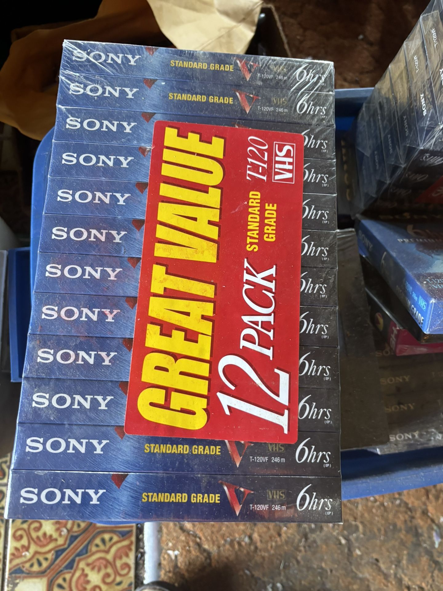 Free New Unwrapped VHS Tapes