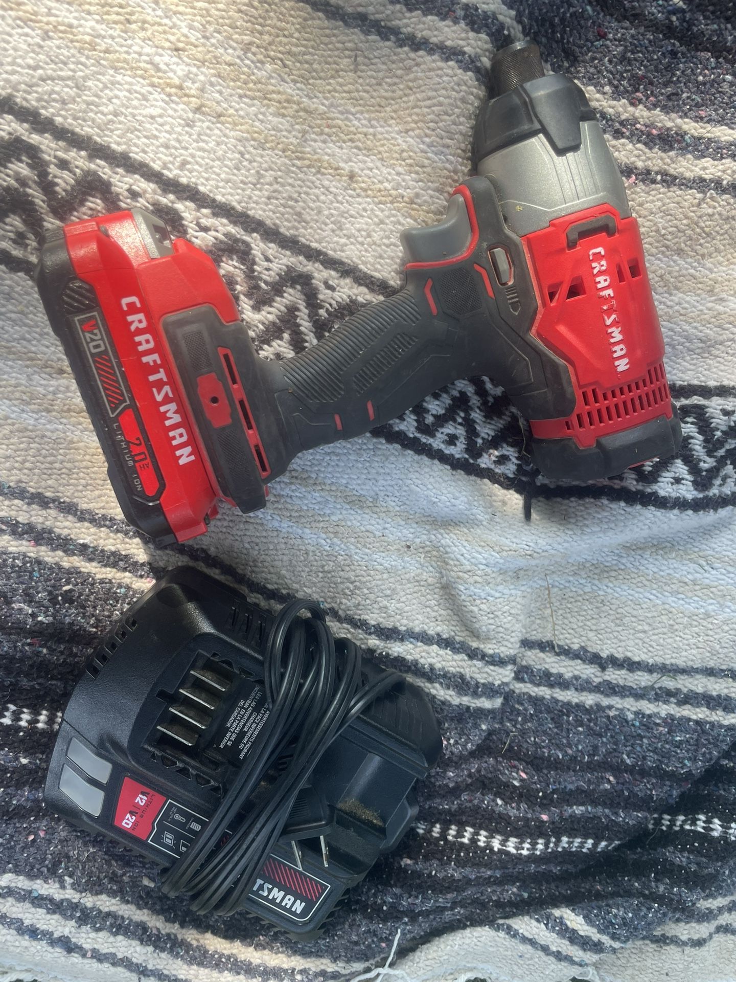 Craftsman V20 1/4 in. Cordless Brushed Impact Driver Kit (Battery & Charger)