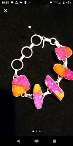 Handcrafted Druzy Bracelet