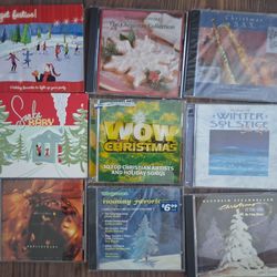 17 Christmas & Holiday CDs Assorted Artists- All Excellent Or New In Shrink