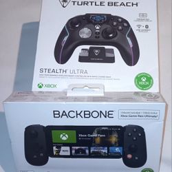Xbox Turtle Beach Stealth Ultra Wireless Controller& Backbone Portal Bundle 