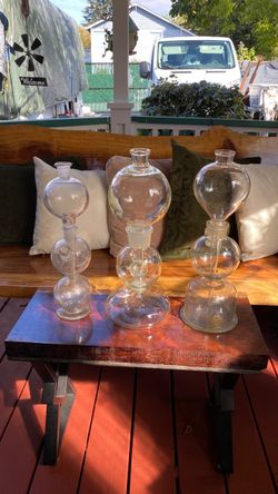 Vintage Chemistry Glass Utensils