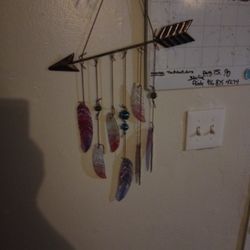 Arrow And Feather Wind Chime