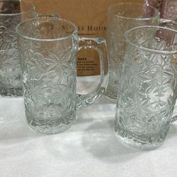 Princess House Glass Mugs