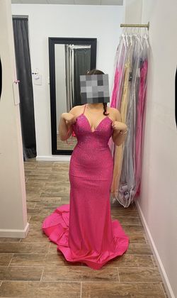 Pink Sparkly Prom Dress
