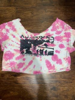 Vintage Punk bands crop tops for women