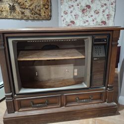 Old TV Book Shelf/bar