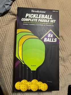 Brookstone Pickleball Complete Paddle Set