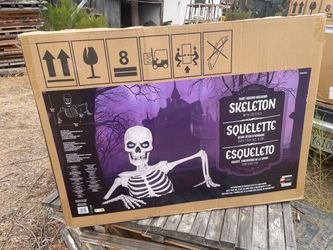 skeleton halloween decoration