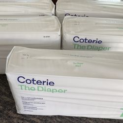 Coterie Size 1 Diapers (5 Packs)