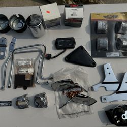 Big Lot Of Harley Davidson Sportster Parts And Accessories -90’s