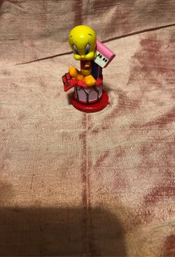 Tweety bird figure with stamp on bottom