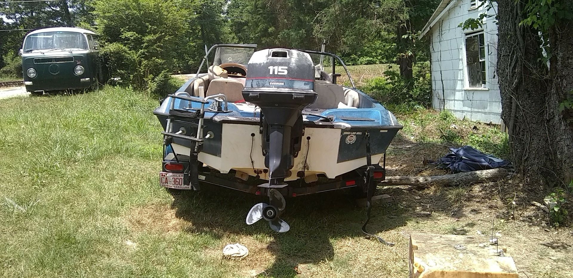 99 277 fs sprint bass/wake boat
