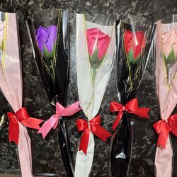 Valentine’s  Soap Roses /Rosas de Jabón para San Valentin