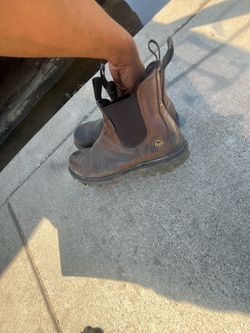 Steel toe wolverine boots