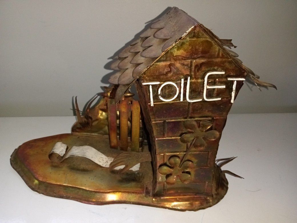 Copper Music Box Collection Outhouse 