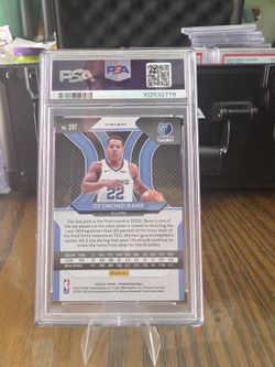 Desmond Bane 2020 Panini Prizm Purple Wave Prizm #297 PSA 9 MINT Rookie RC