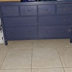 Drawer dresser, Blue, / Cómoda con cajones, azul,