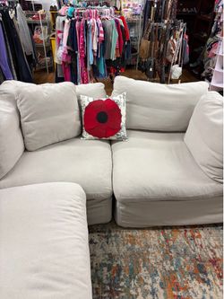 Beige couch