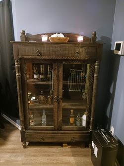 Tall Wooden Cabinet