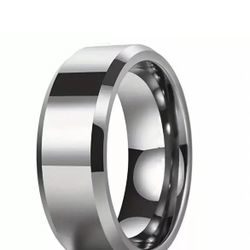 Stainless Steel Silver Ring 