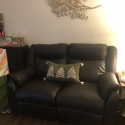 Dark Brown Couch 