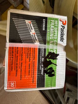Galvanized nails