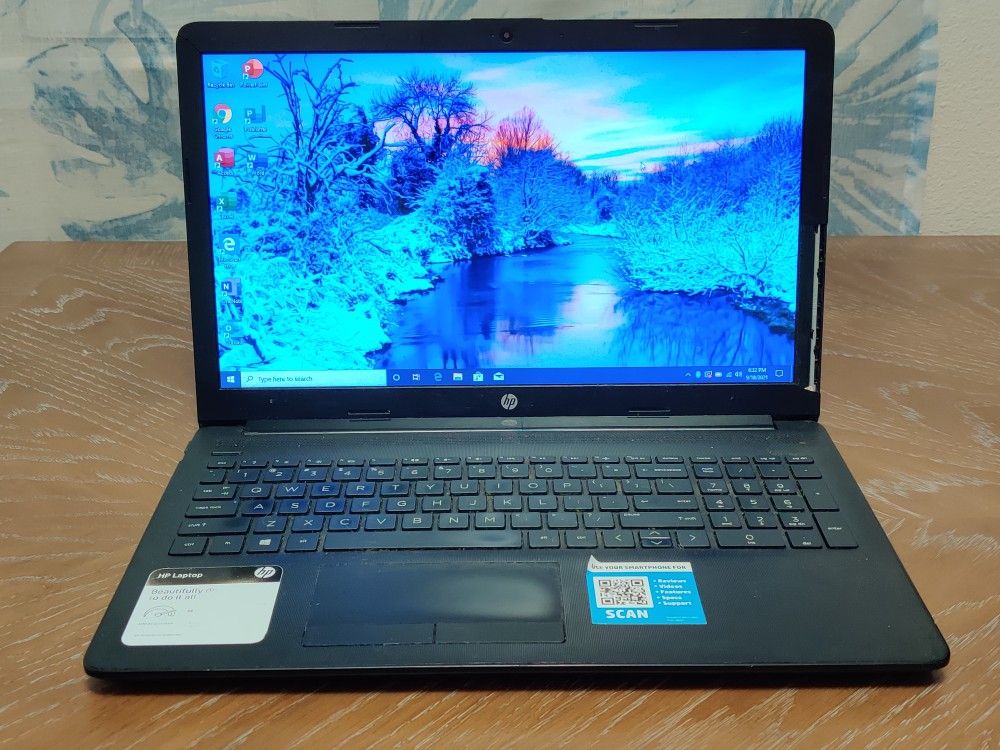 HP 15 Laptop A6 @ 2.6 GHz - 1 TB HDD - Windows 10 - HDMI - DVD - Webcam - Battery & Charger