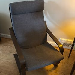 IKEA Poang Chairs And Ottoman