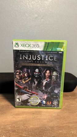 Xbox 360 injustice gods among  us ultimate edition