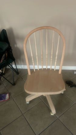 Solid Maple office chairs