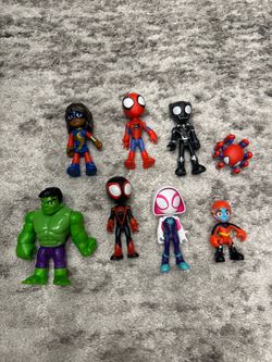 Marvel SPIDEY & His Amazing Friends 7 pc Figure Set