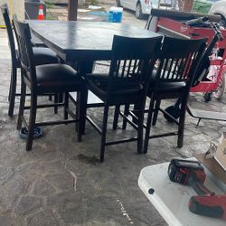Kitchen Table With Chairs And Bench 