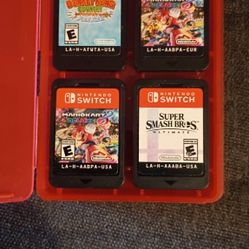 4 Nintendo Switch Games 