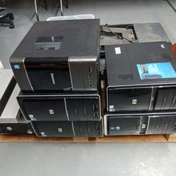 Hp Computer Towers $99 Each Windows 10  DVD BURNER +SD Multicard Reader $100each 