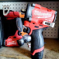 MILWAUKEE M12 FUEL BRUSHLESS CORDLESS 1/2 IMPACT   TOOL Only