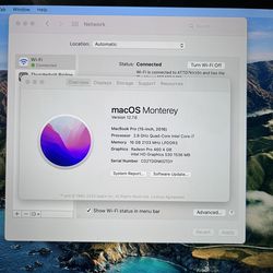 MacOS Monterey