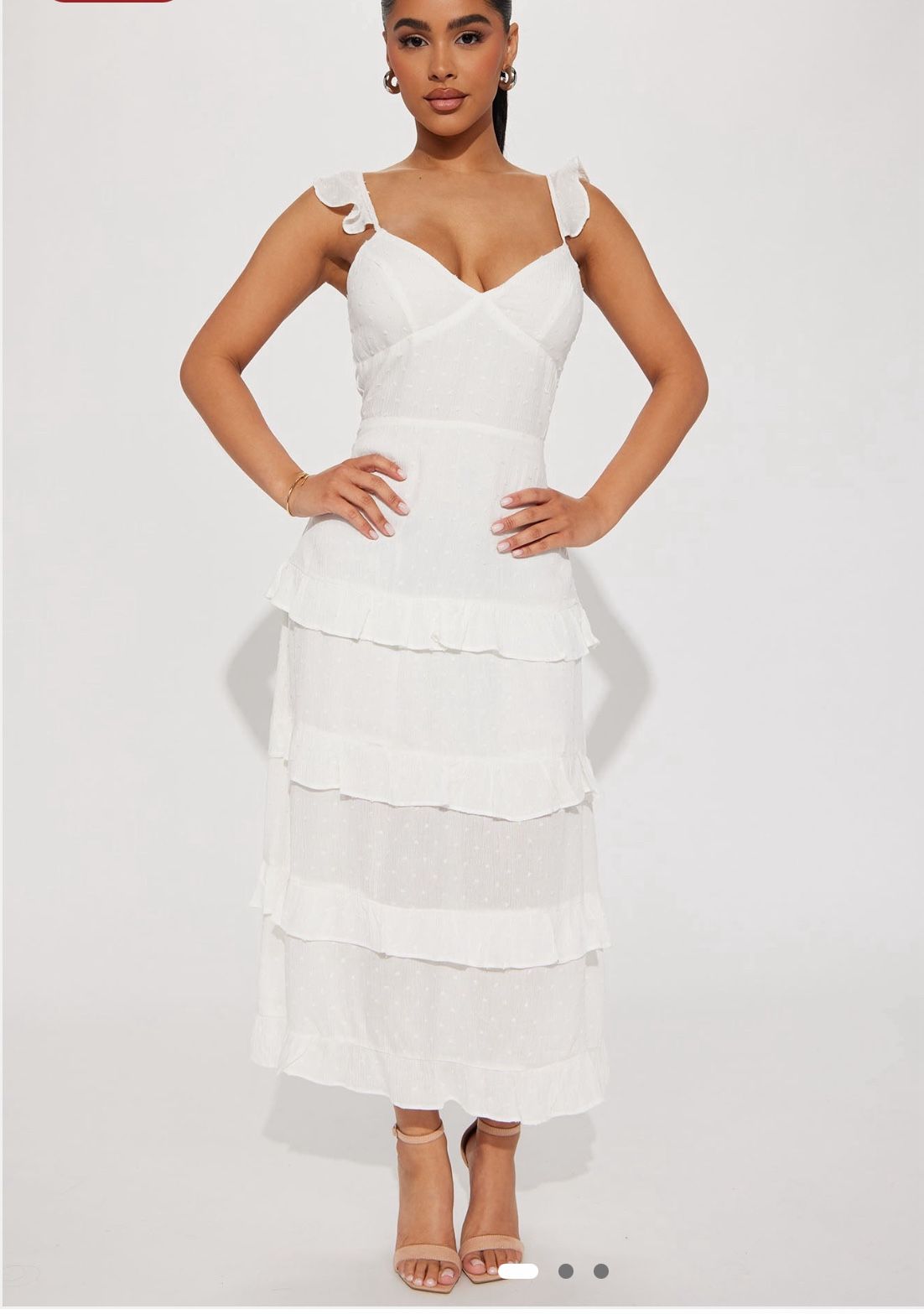 White Midi Dress