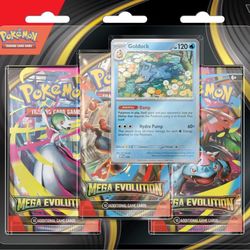 Mega Evolution Golduck 3-Pack Blister Pack