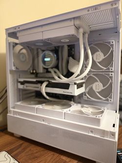 🔥 High-End White Gaming PC — i9-12900K + RX 9060 XT 8GB + 32GB RAM