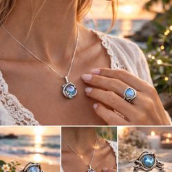 Silver Ring And Pendant 