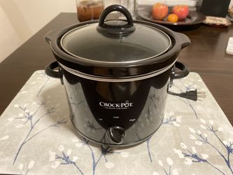 Crock-pot 2-qt Round Manual Slow Cooker, Black (scr200-b)