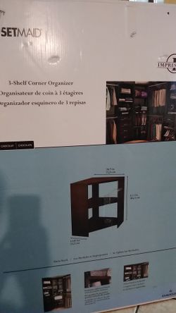 3-shelf corner Organizer brand New in the box