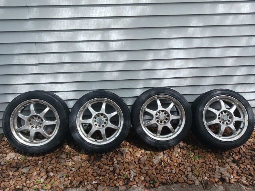Set Of 4.16" MB. Rim's. 5x100 And 5X114.3