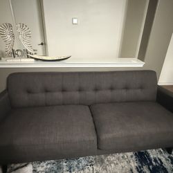 Two Mid-Century Modern Style Sofas