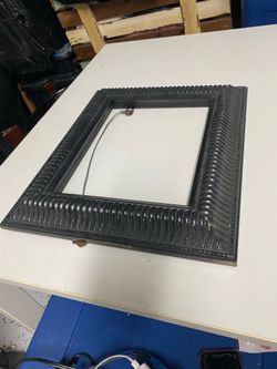Black Fluted Picture Frame