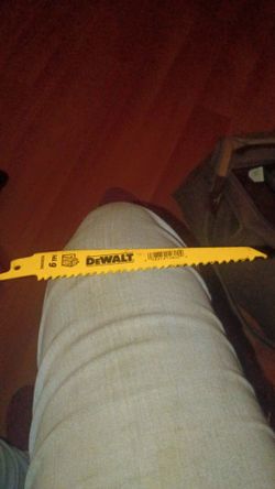 2 DeWalt 6 TPI Reciprocating Saw Blade 1 craftsman