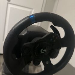 Logitech steering wheel & chair