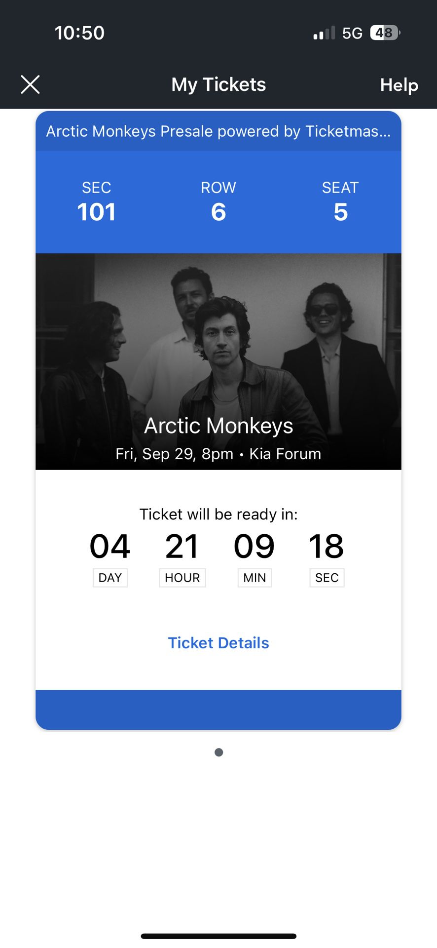 Arctic Monkey’s 9/29 Los Angeles