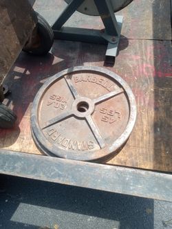 Weights And 45lb Bar